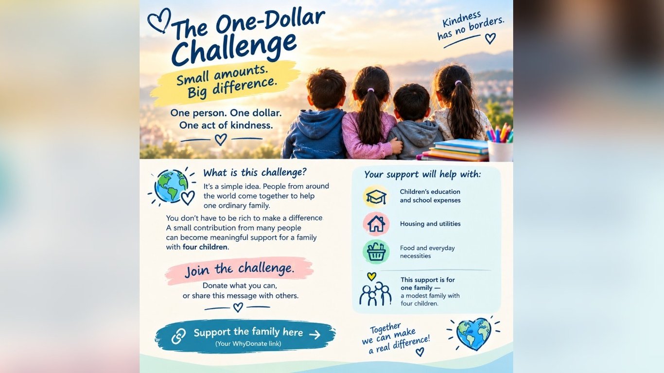 The One-Dollar Challenge 🌍 — Small Amounts, Big Difference