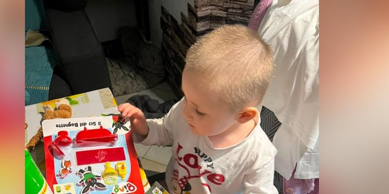 Piccola guerriera Anna 3 anni