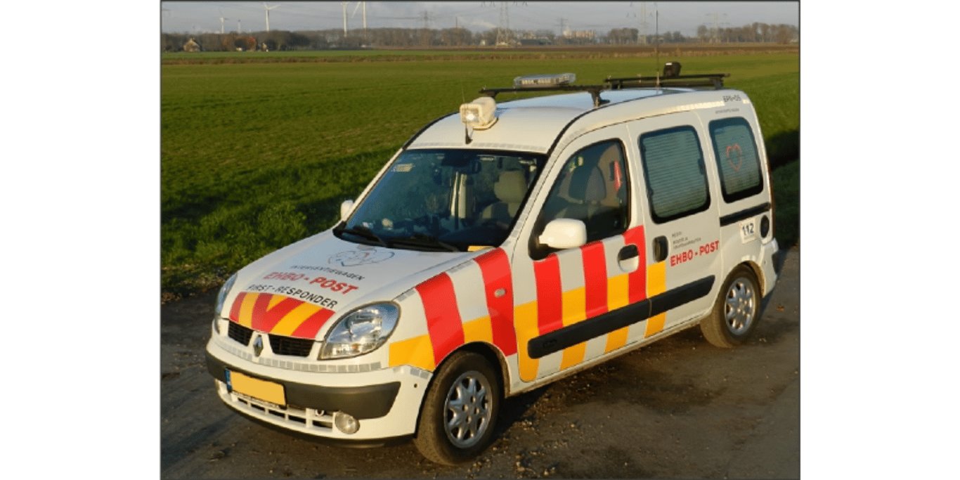 Nieuwe EHBO wagen voor de EHBO-POST Standdaarbuiten