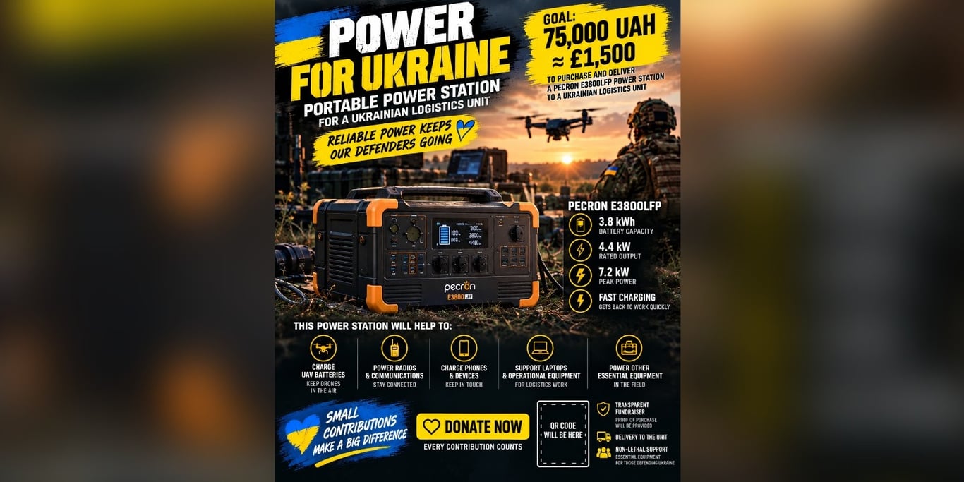 Power for Ukraine: Help Our Defenders Stay Connected