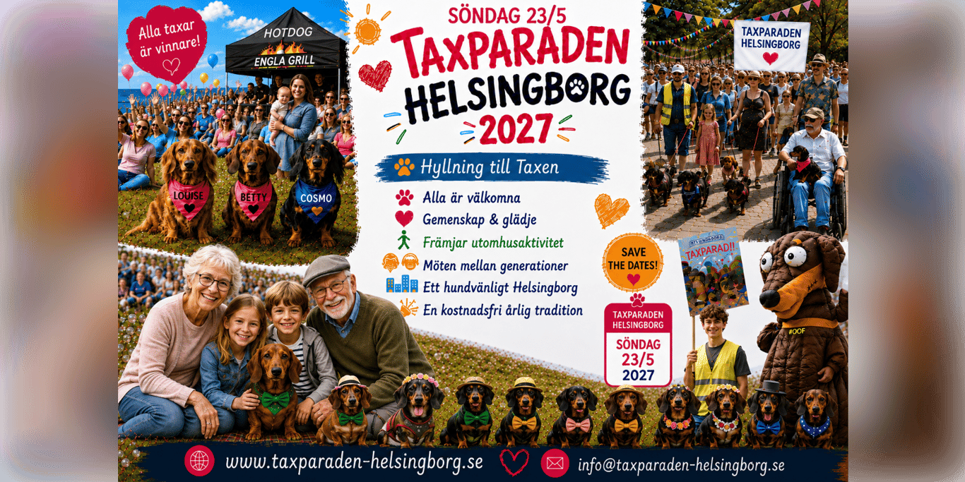Stöd vårt ideella arbete – låt Taxparaden Helsingborg leva vidare