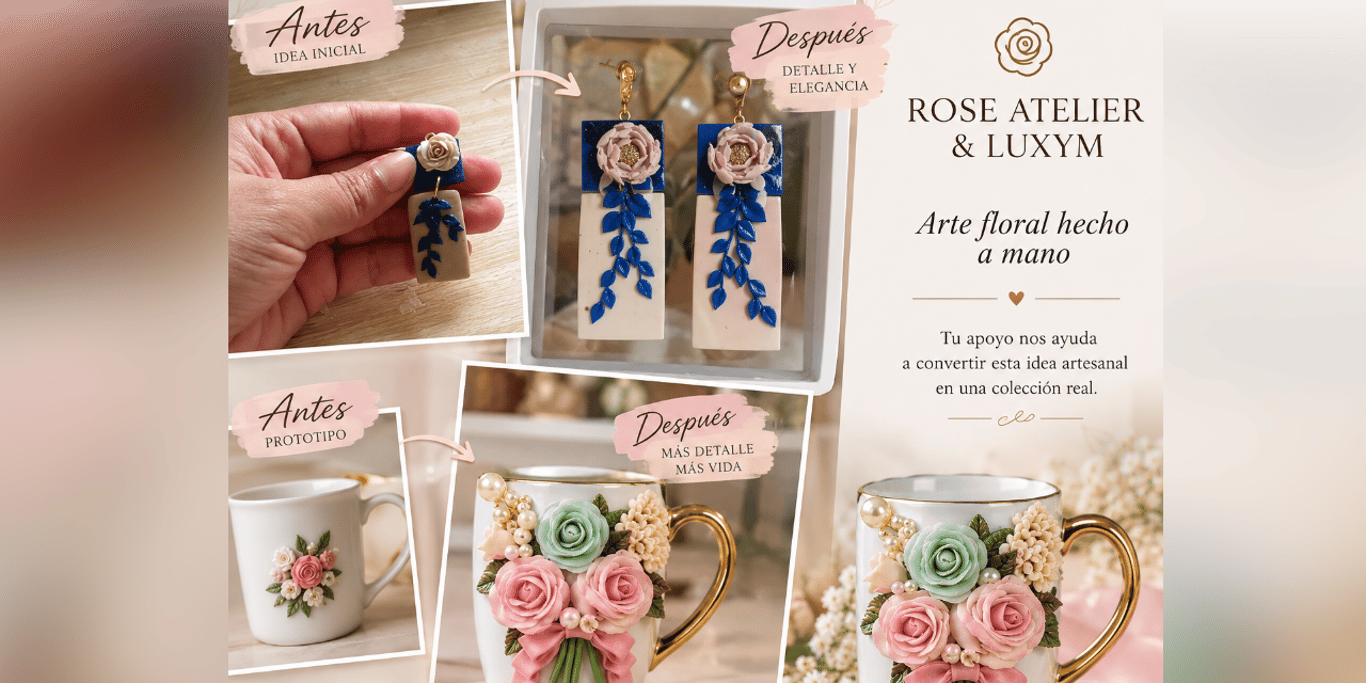 Ayúdanos a crear ROSE ATELIER & LUXYM: Arte floral hecho a mano
