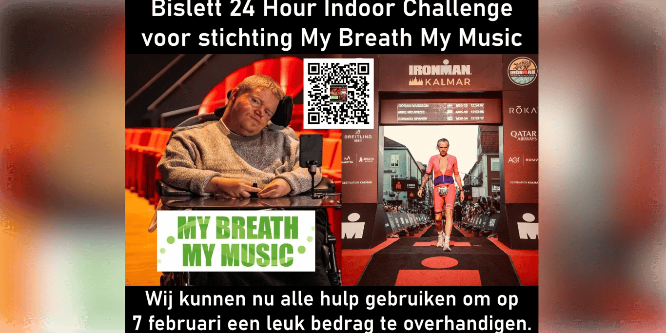24 uur rennen voor Stichting My Breath My Music