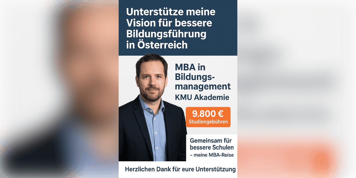 Unterstützung für meine Weiterbildung in Bildungsmanagement