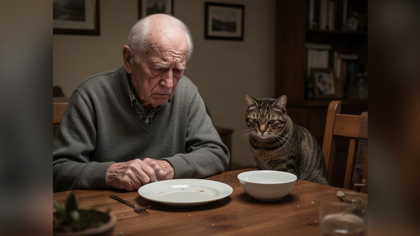 Opa und Morle bitten um eine Futterspende
