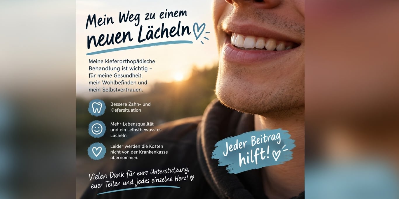 Mein Weg zu einem neuen Lächeln – jede Hilfe zählt