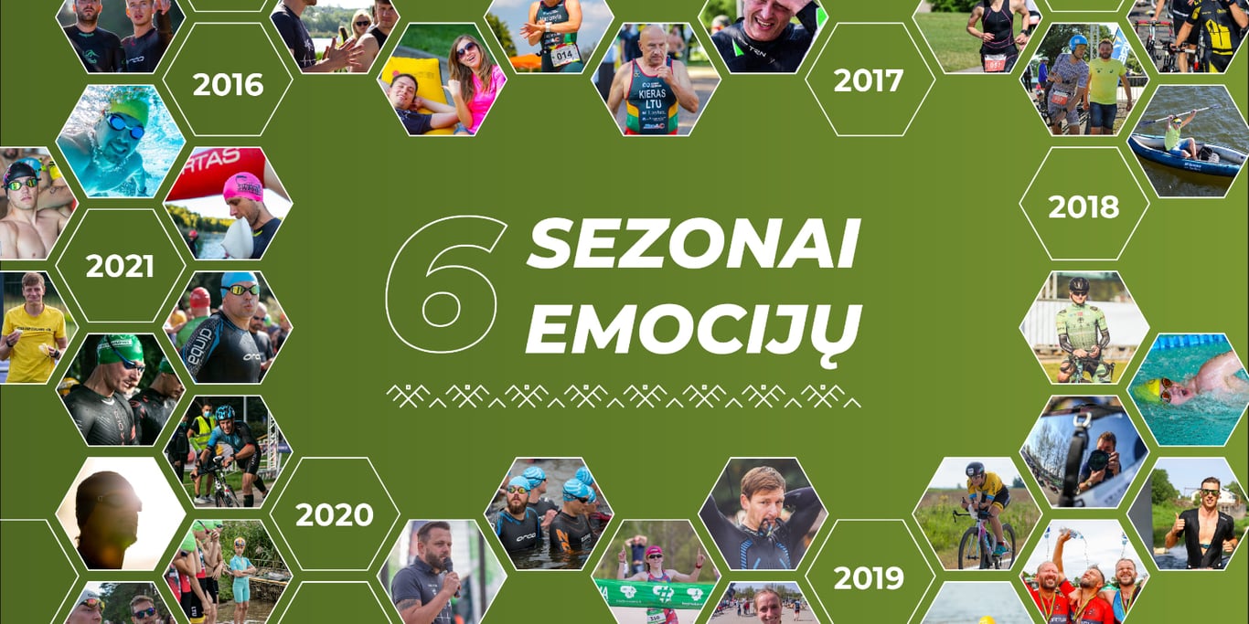 Jau 6 metus augame ir buriame triatlono bendruomenę Lietuvoje!