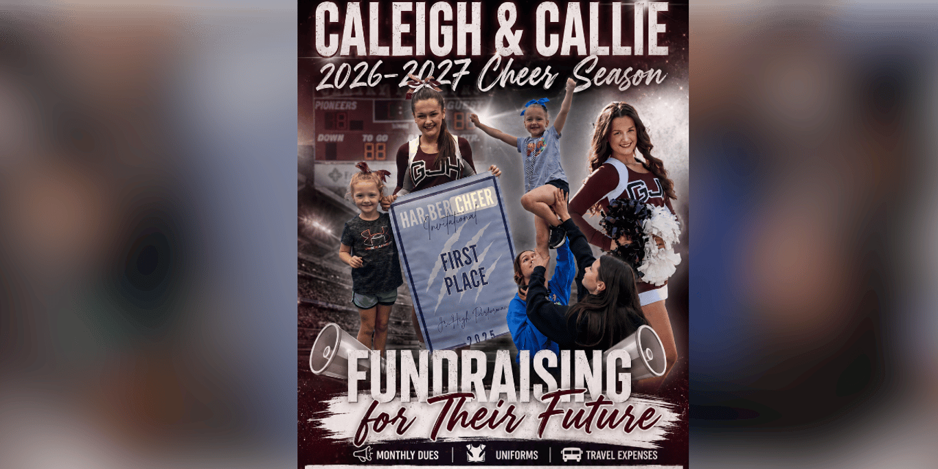 Caleigh and Callie’s 26-27 Cheer Season📣