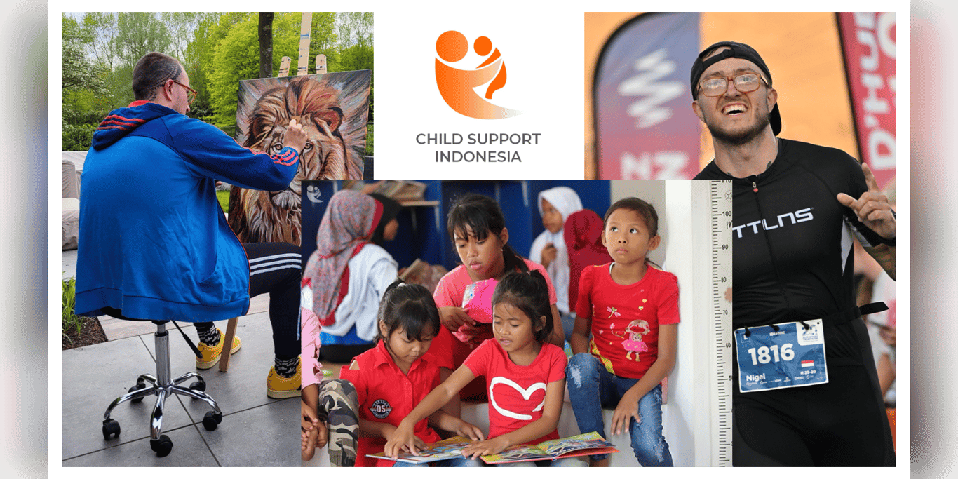 Op de fiets van Ede naar Indonesië voor Child Support Indonesia!