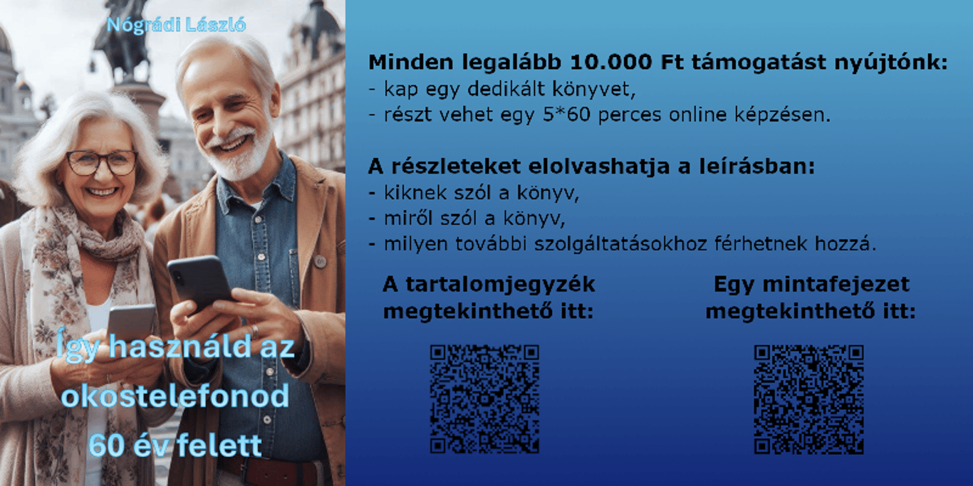 Így használd az okostelefonod 60 év felett - könyv és weboldal