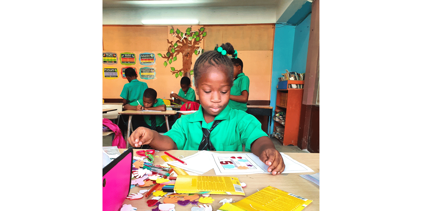 Help children in Dominica build confidence through creativity.
