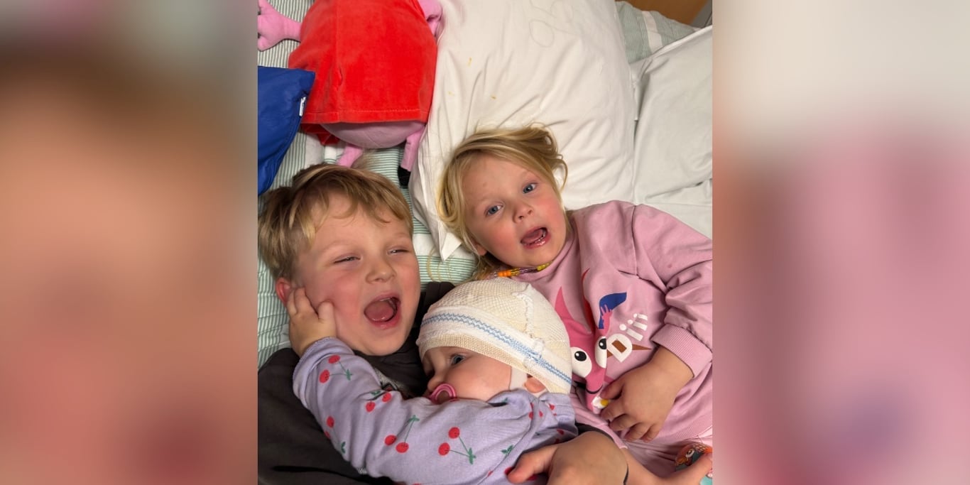 För Sally, 1 år, som kämpar mot en hjärntumör