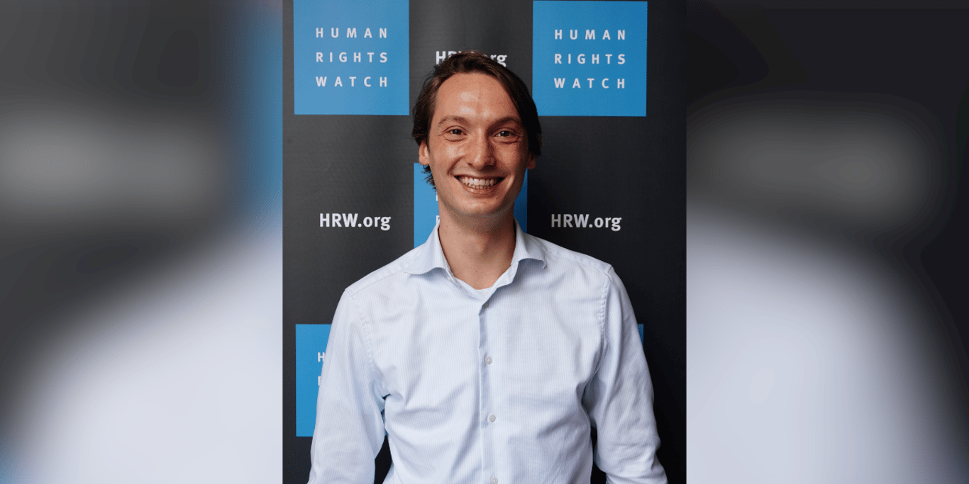Pieter Wollaert runs for Human Rights Watch