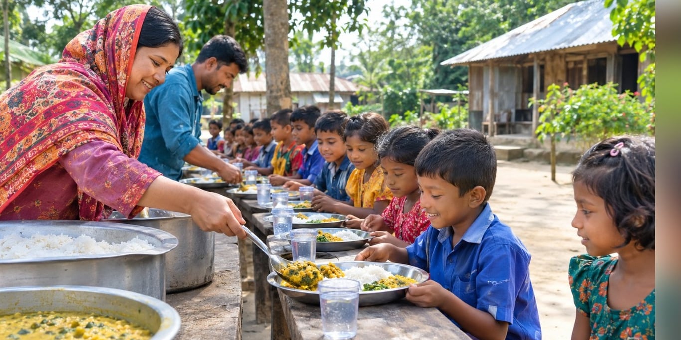 #1 — “Help Feed 200 Children in Thakurgaon, Bangladesh”