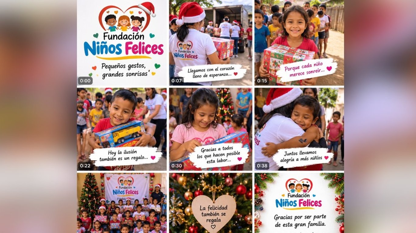 Regala una Sonrisa esta Navidad a Niños de Escasos Recursos