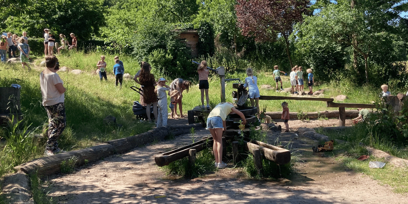 Vernieuwen van de waterspeelplaats
