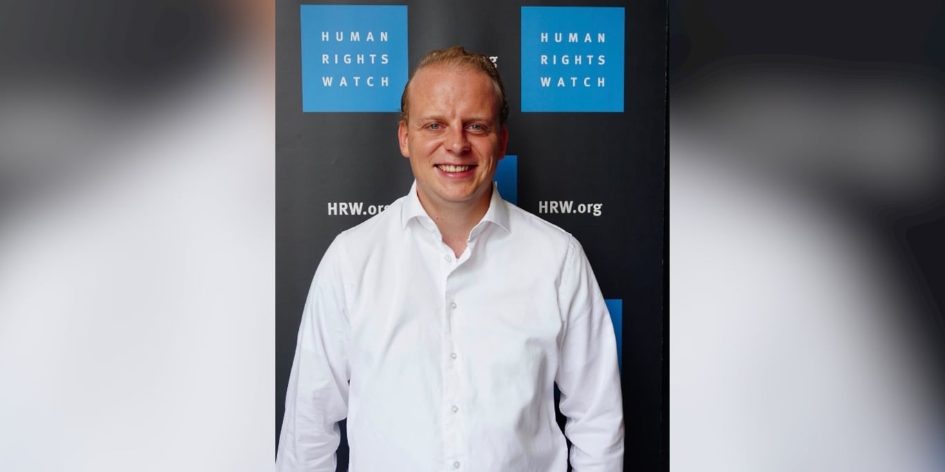 Casper Sluijter runs for Human Rights Watch