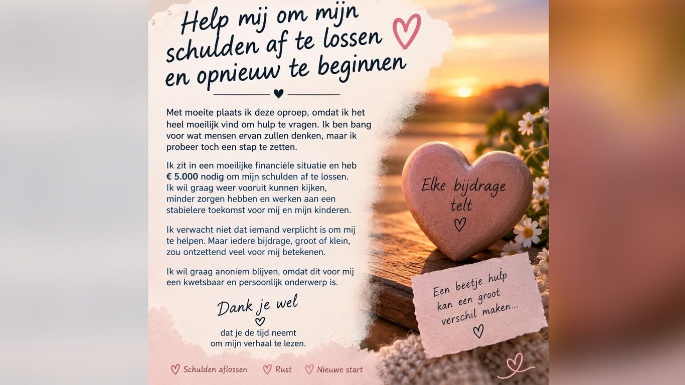 Help mij om mijn schulden af te lossen en opnieuw te beginnen