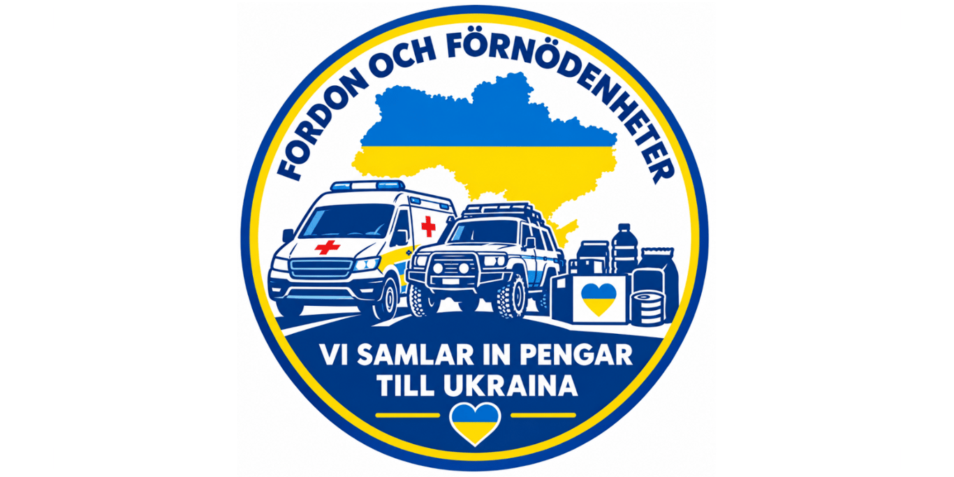 Fordon och förnödenheter till Ukraina inför vintern