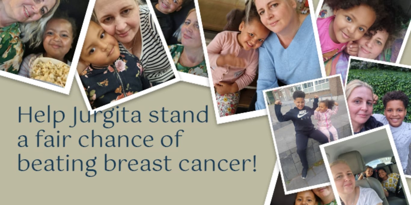 Help Jurgita stand a fair chance of beating breast cancer!