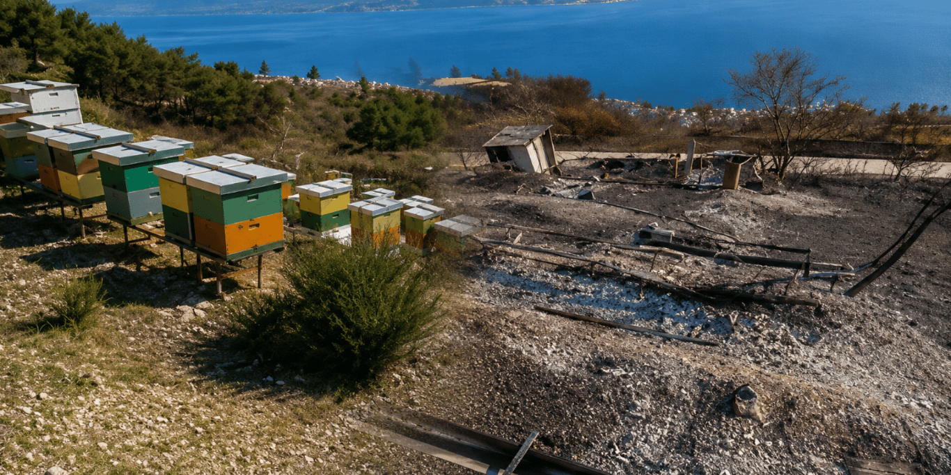 Help My Parents After Wildfire Destroyed Their Beekeeping Livelihood