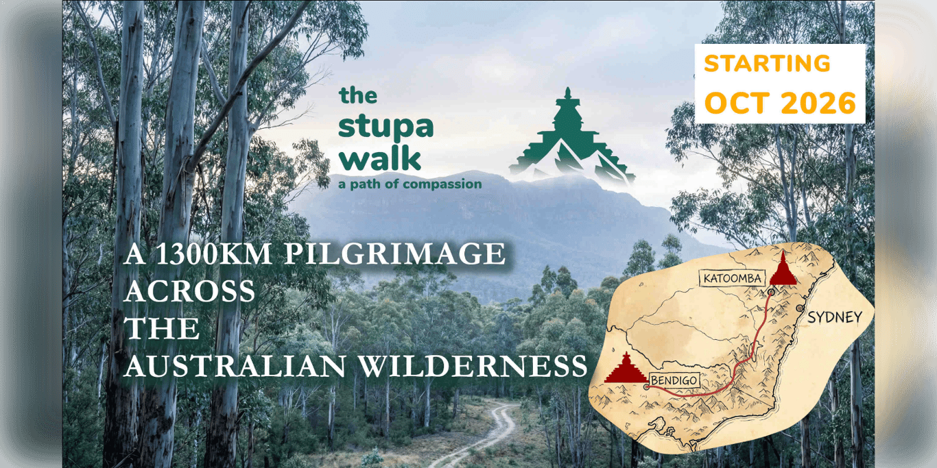 The stupa walk. A path of compassion.