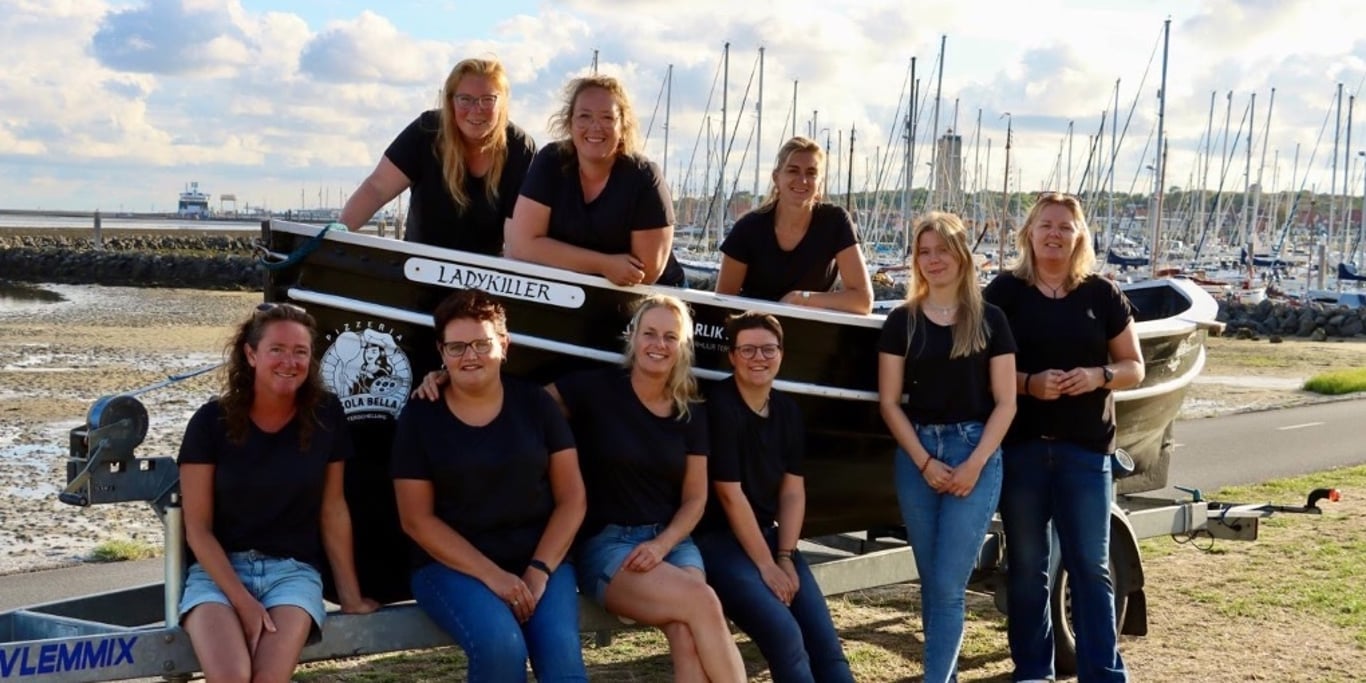 Restauratie roeisloep Ladykiller