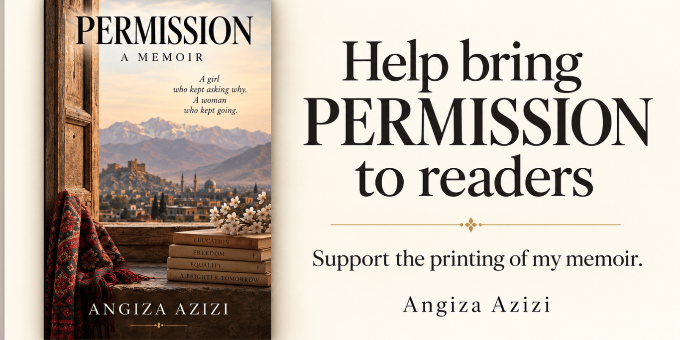 Help Bring PERMISSION: An Afghan Woman’s Story into Print