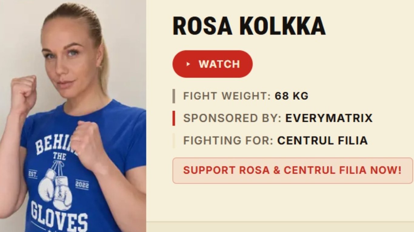 Punching for a Cause: Rosa x Centrul FILIA