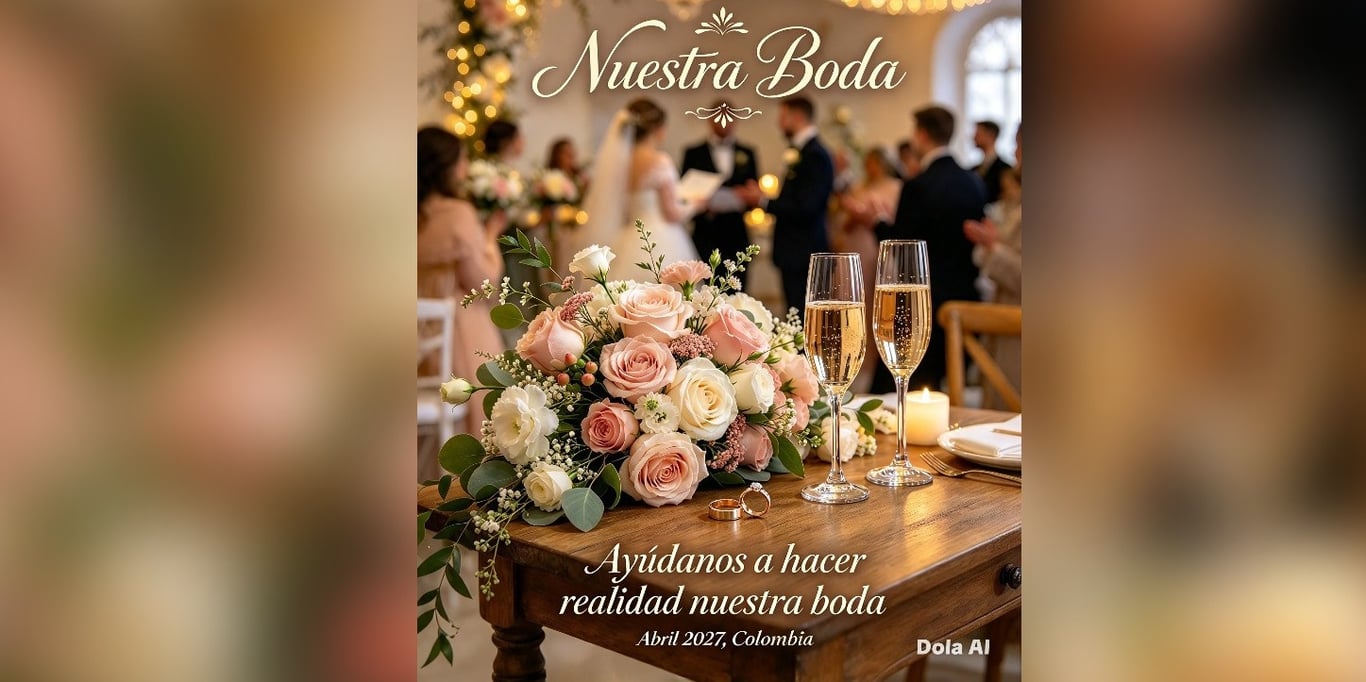 Ayúdame a recaudar Fondo para mí boda 💒🥹