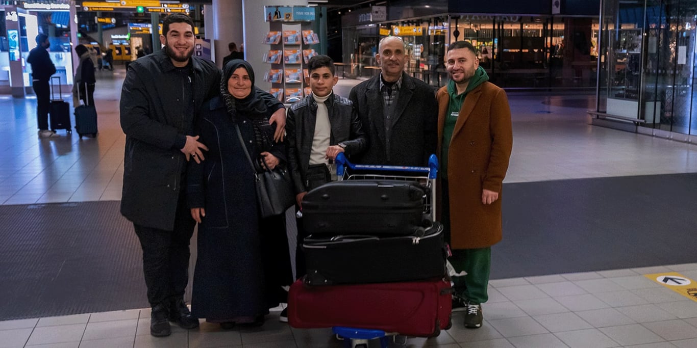 Verenig Qusay met zijn familie