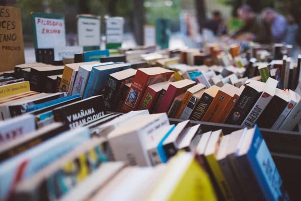 Fundraising for university - book sale