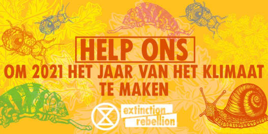 Steun de Extinction Rebellion en zamel geld in voor klimaatcrisis