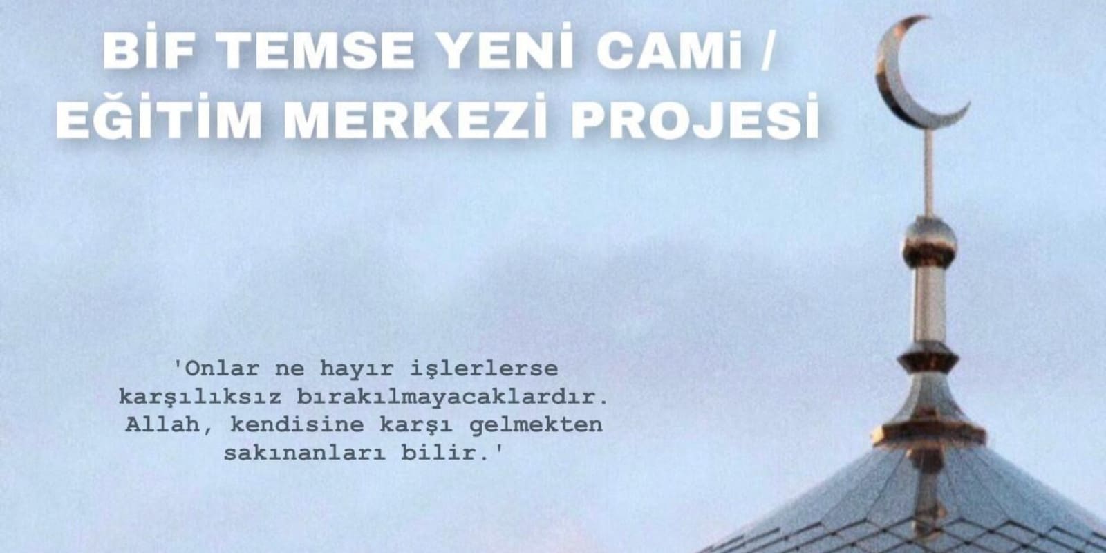 education crowdfunding Nová mešita a vzdělávací centrum Temse / Projekt Moskee & Klaslokalen Temse