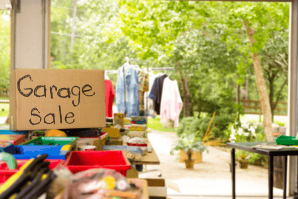 Spring fundraising ideas - Garage Sale