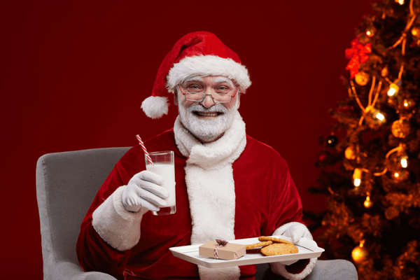 Fundraising-Ideen für das Wohlergehen von Kindern - Frühstück mit dem Weihnachtsmann