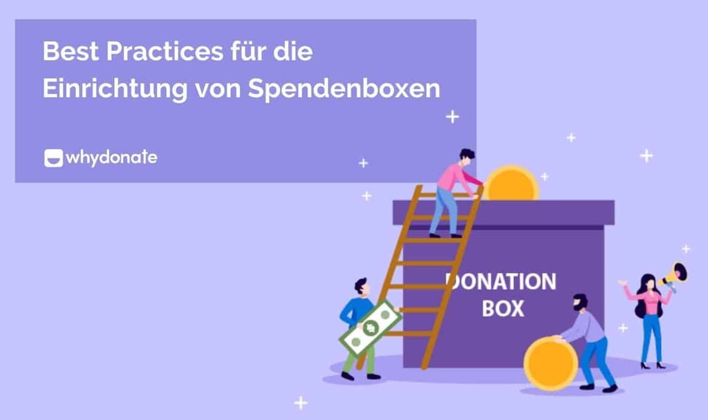 Aufstellung von Spendenboxen