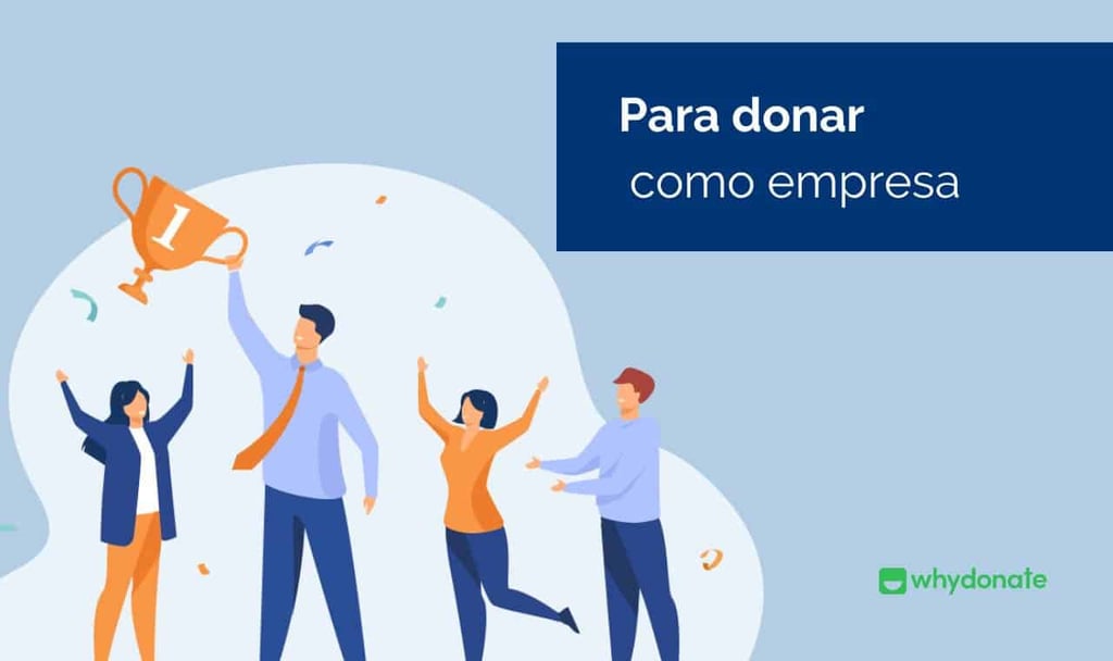 Donar como una compañía