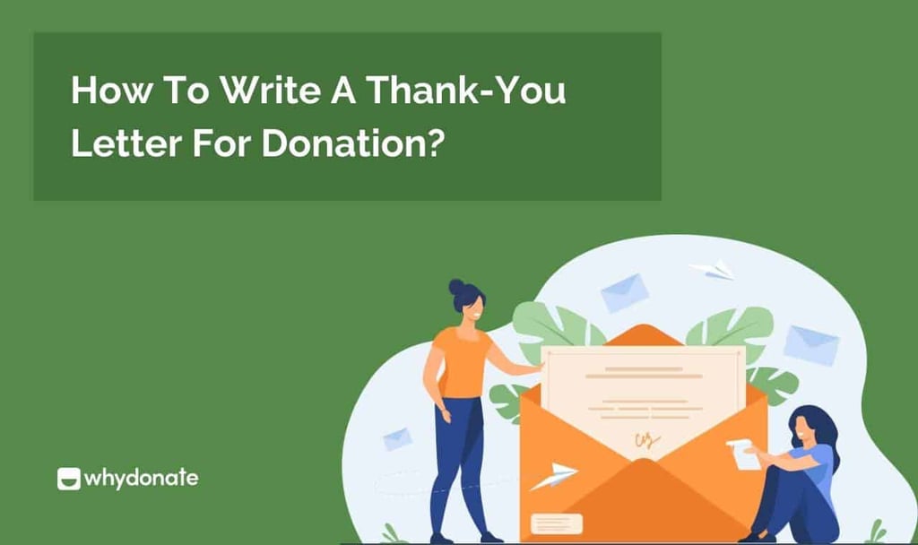 Thank You Letter For Donation
