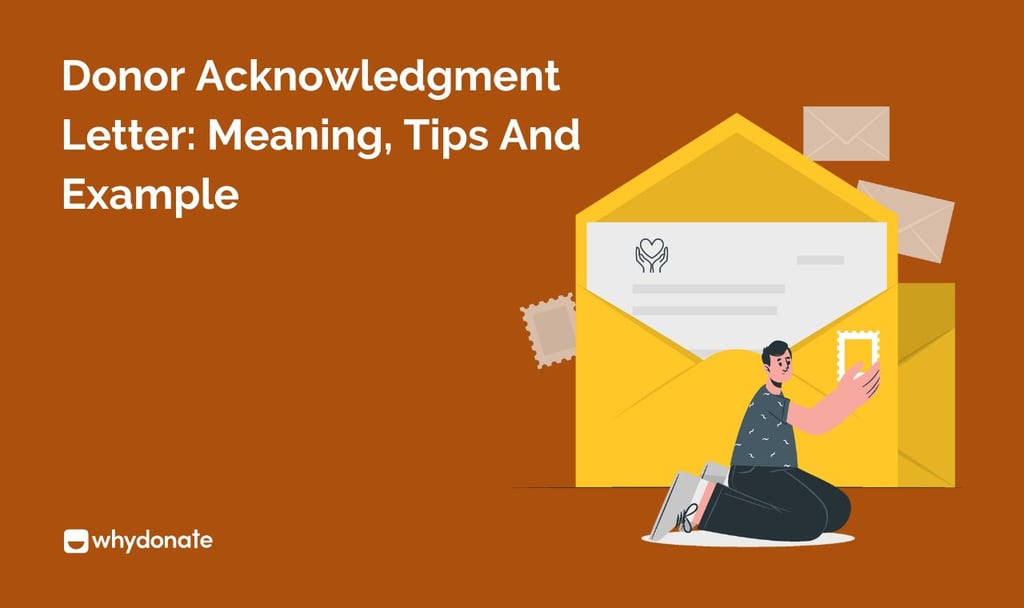 Donor Acknowledgment Letter