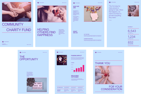 nonprofit impact report template