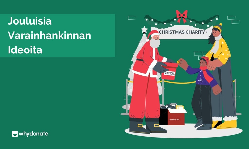 12 Luovaa Jouluisia Varainhankinnan Ideoita Joulurahankeräystä Varten 1 Jouluisia Varainhankinnan Ideoita