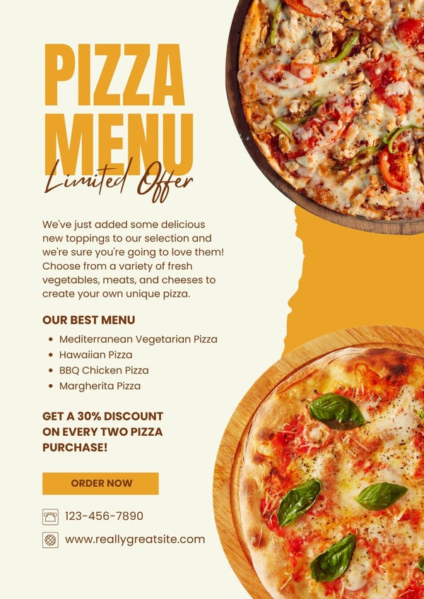 Campaña de recaudación de fondos para pizza 2