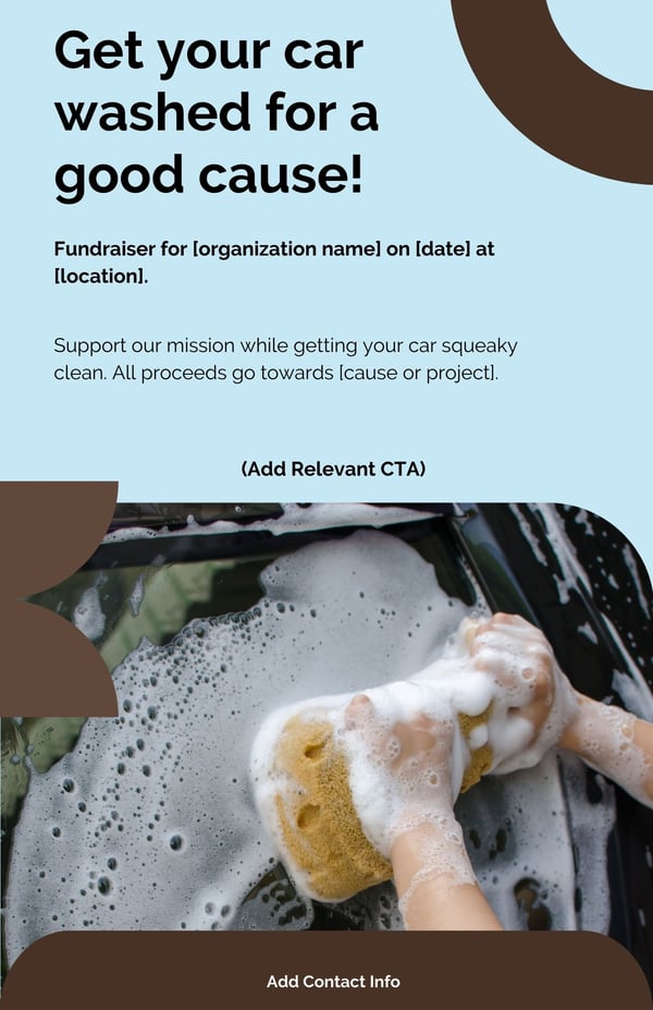 leták pro fundraising