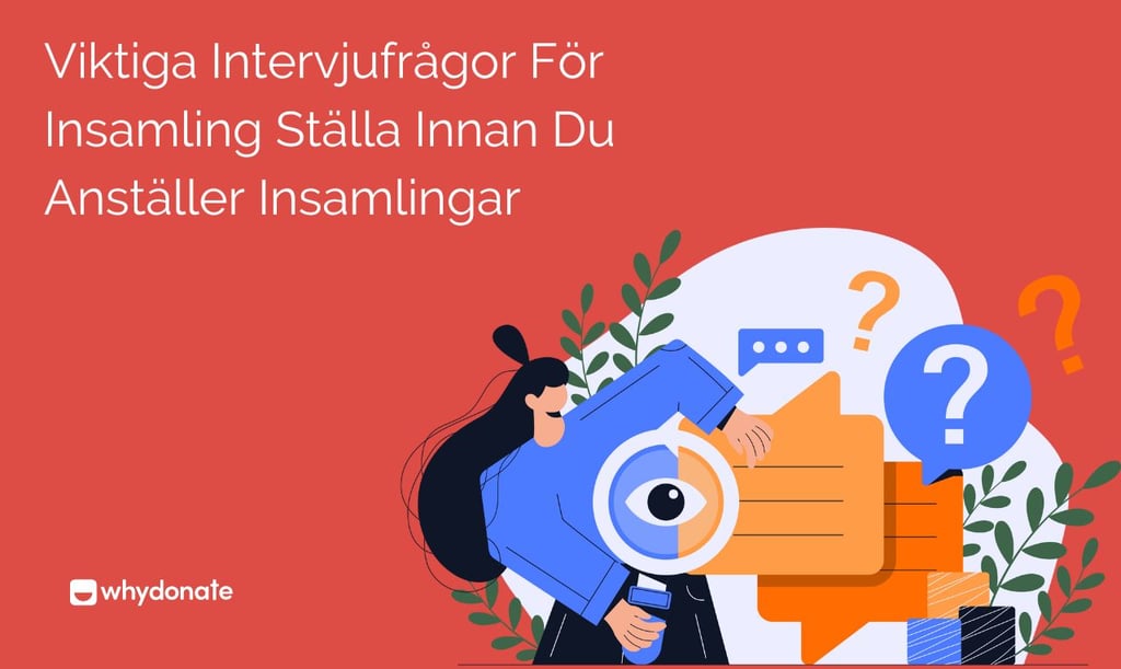 Intervjufrågor för insamling