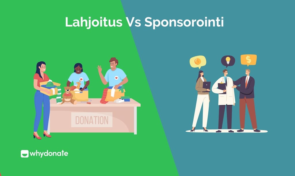 Lahjoitus Vs Sponsorointi