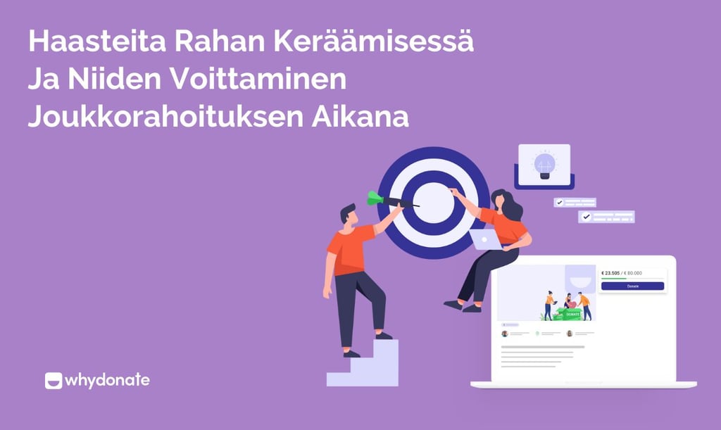 haasteita rahan keräämisessä