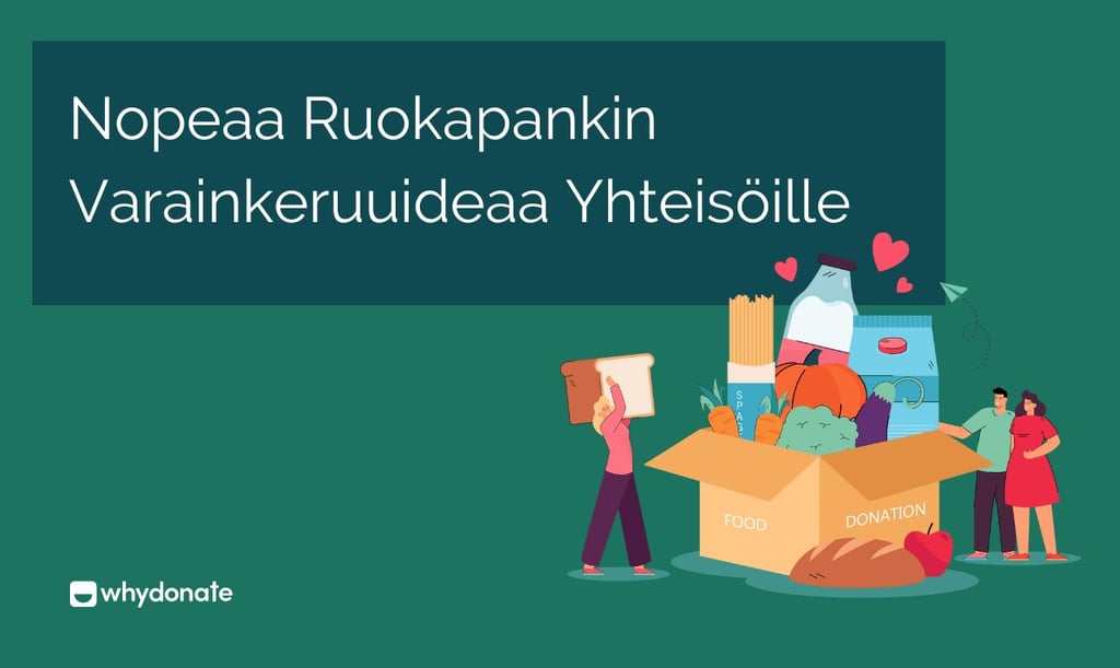 ruokapankin varainkeruuideaa