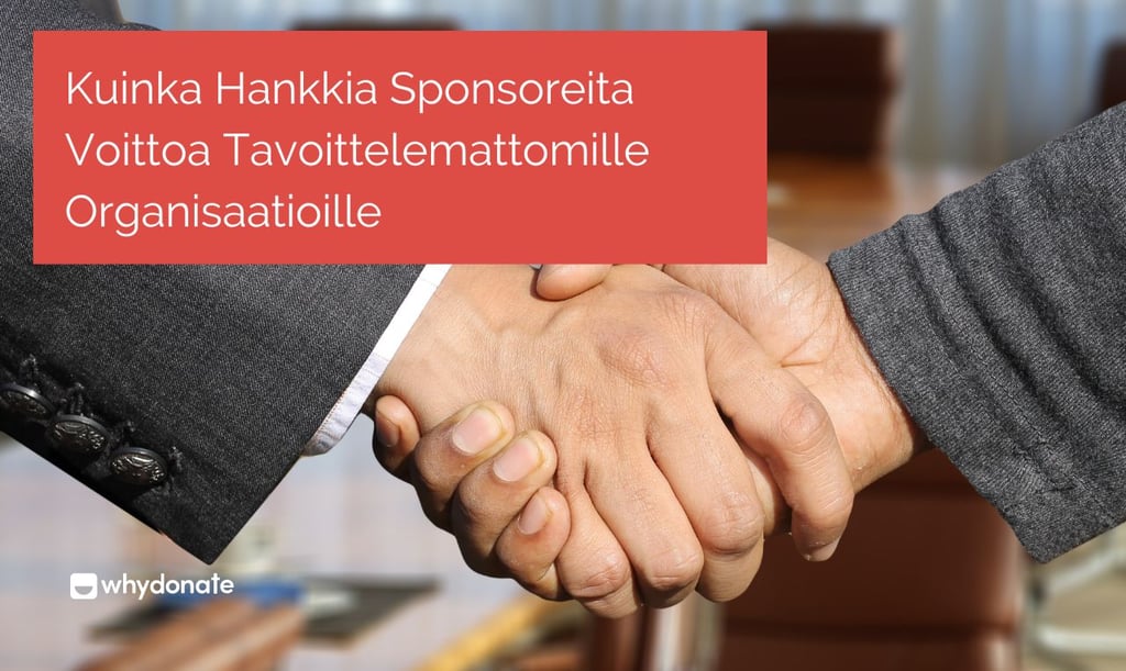 sponsoreita voittoa tavoittelemattomille organisaatioille