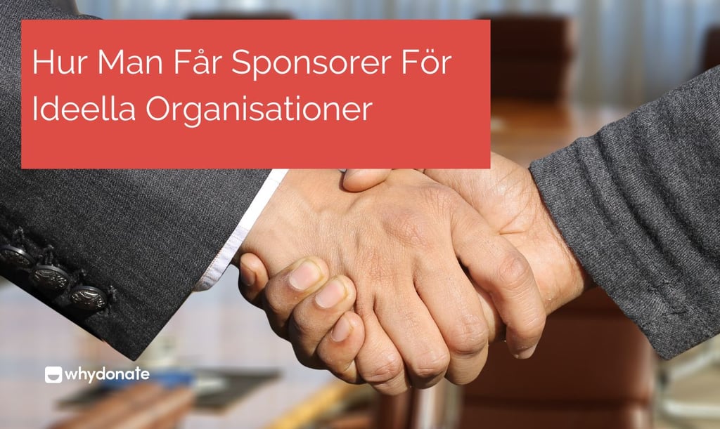 sponsorer för ideella organisationer